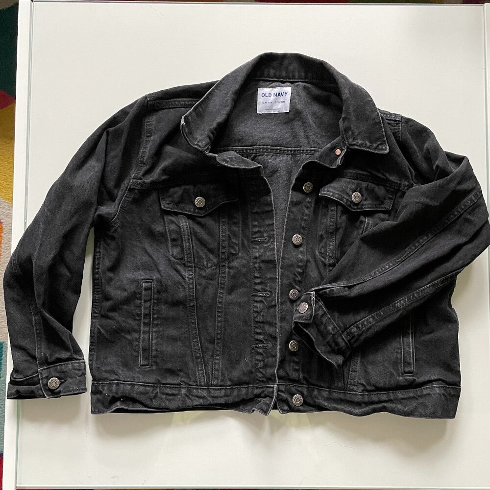 Old Navy Black Denim Jacket